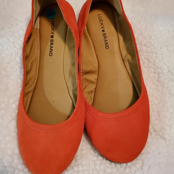 Lucky Brand Women's Emmie Ballet Flats. Coral size 10. NWOT - Picture 4 of 7